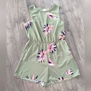 A new day floral romper